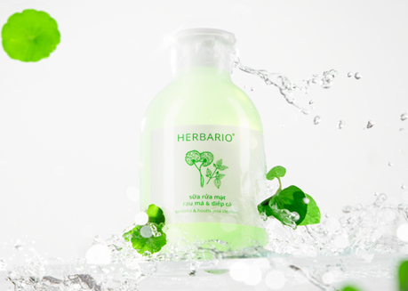 Sua rua mat Rau Ma va Diep Ca Herbario an toan cho da nhay cam